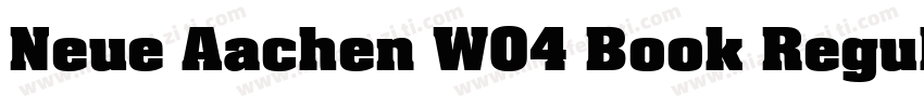 Neue Aachen W04 Book Regular字体转换